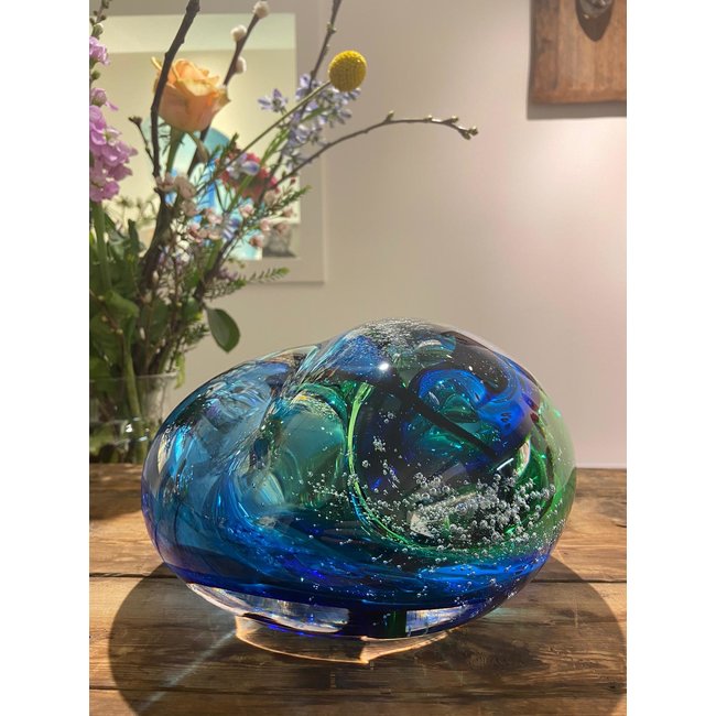 Leerdam Glaskunst „Vier Elemente: XL-Wasser“