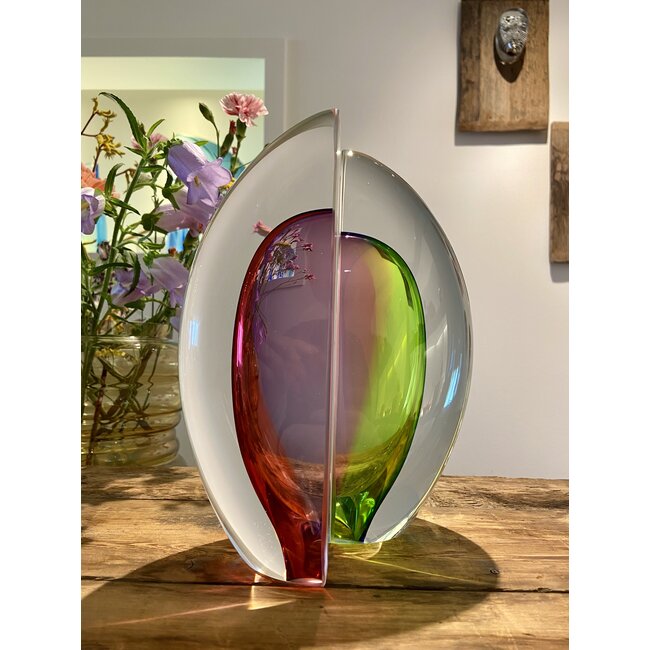 Leerdam glaskunst 'Samen 1'- Patrick de Keijzer