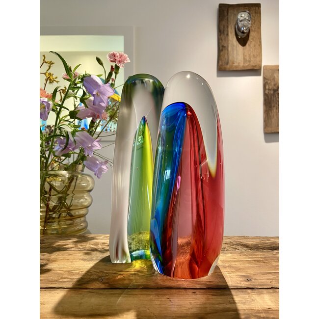 Leerdam glaskunst 'Samen 1'- Patrick de Keijzer