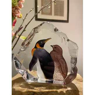 Mats Jonasson (Glaskunstenaar) Pinguin van glas