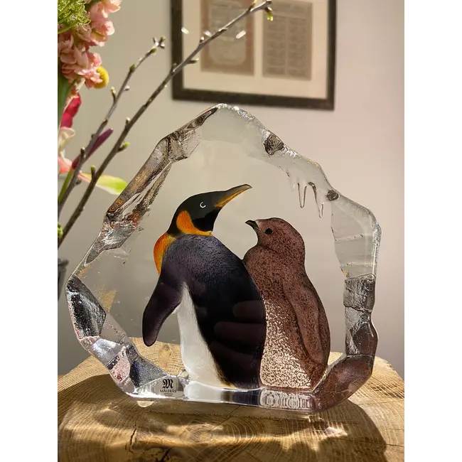 Mats Jonasson (Glaskunstenaar) Pinguin van glas