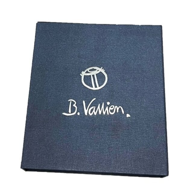 Kosta Boda Bertil Vallien 60 Jahre Glaskünstler - Buch, 2. Ausgabe mit Briefbeschwerer