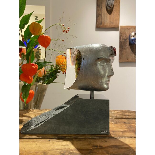 Kosta Boda Bertil Vallien Janus sculptuur