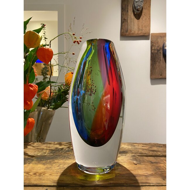 Leerdam Glaskunst „Holland“ Vase