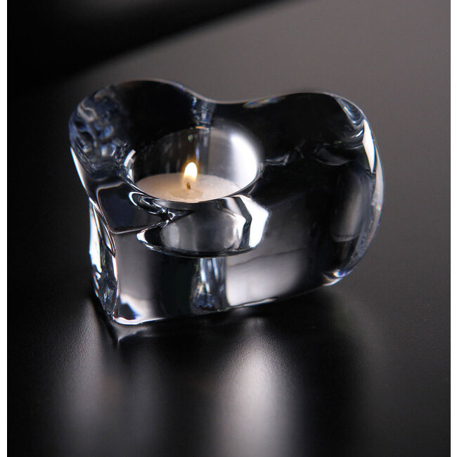 Teelichthalter „Valentino“ in Herzform und aus Kristall –  Ein strahlendes Herz voller Wärme