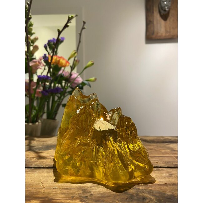 Kosta Boda Teelichthalter „Rock“