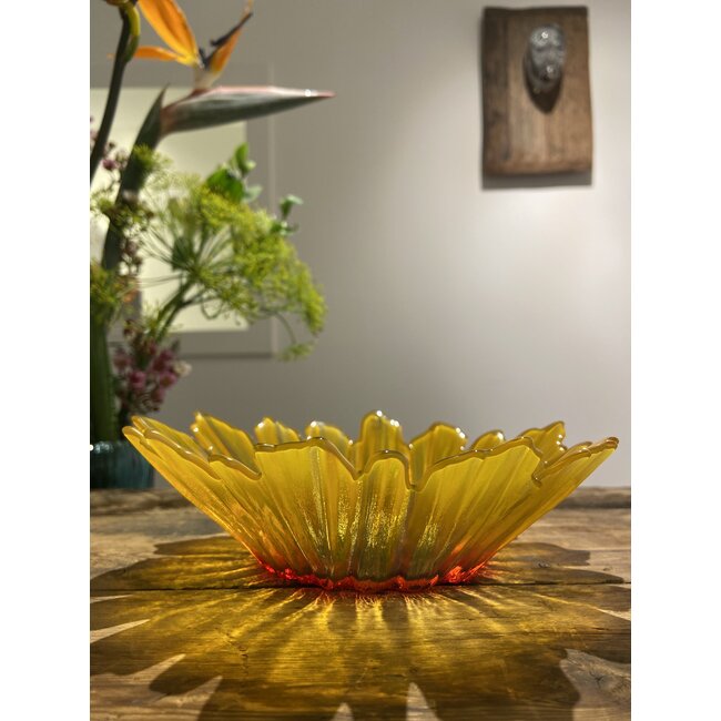 Mats Jonasson Schale „Sonnenblume“