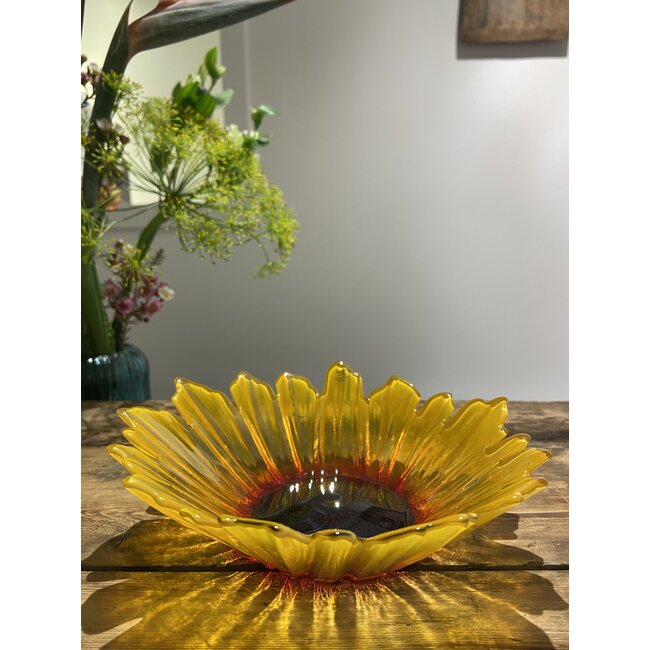Mats Jonasson Schale „Sonnenblume“