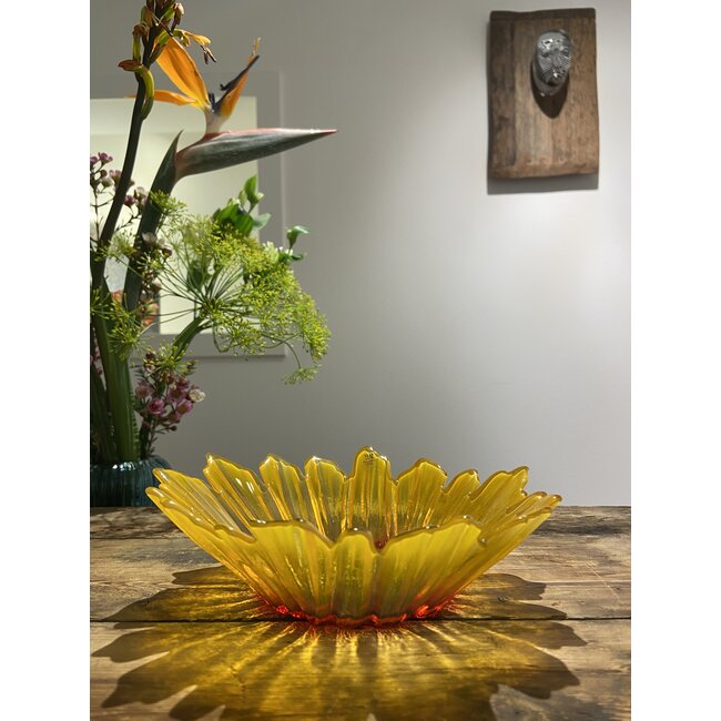 Mats Jonasson Schale „Sonnenblume“