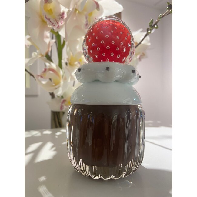 „Cupcake“ aus Kristallglas