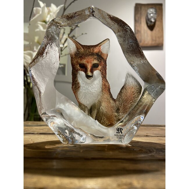 Mats Jonasson „Fuchs“ aus Glas