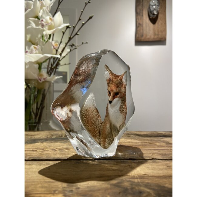 Mats Jonasson „Fuchs“ aus Glas