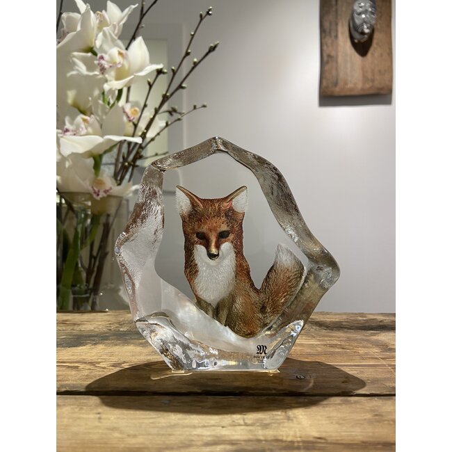 Mats Jonasson „Fuchs“ aus Glas