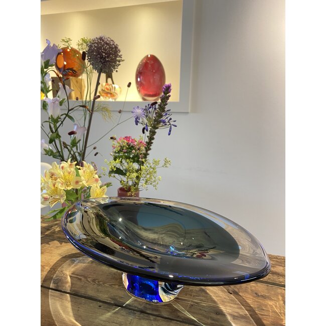 Kosta Boda Schale „Vision“ grün/blau