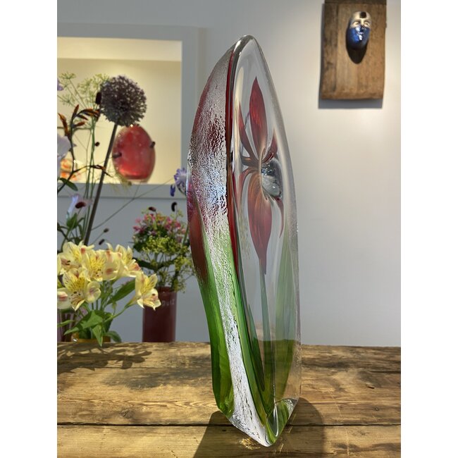 Mats Jonasson Blume „Lilie“ aus reinem Kristall