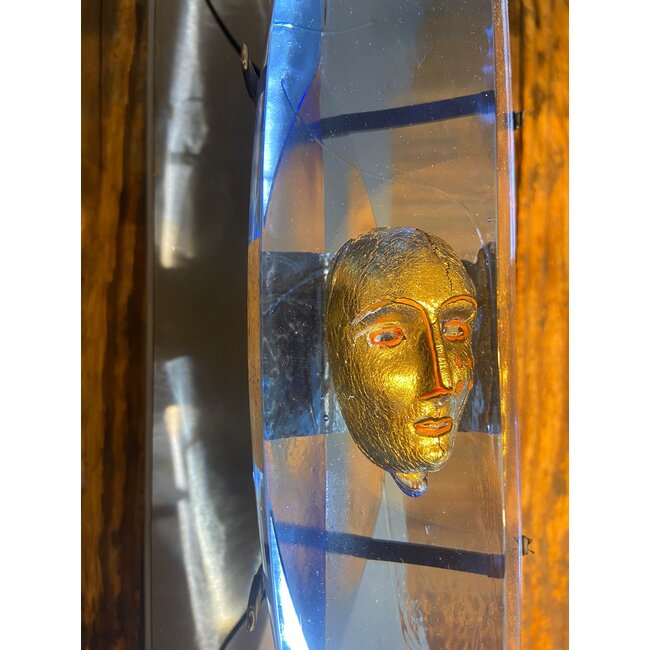 Kosta Boda Bertil Vallien 'Paspoort' blauw