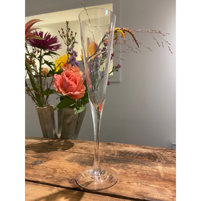 Kristallen Champagneglas 'Line'