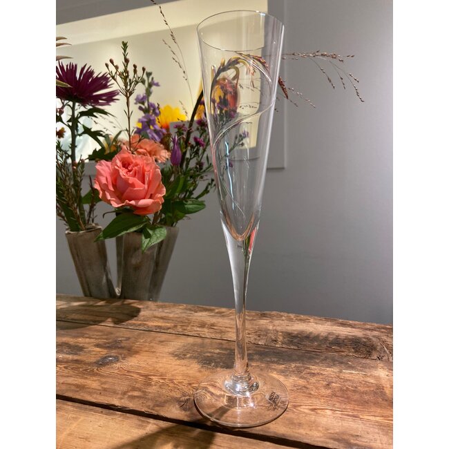Kristallen Champagneglas 'Line'