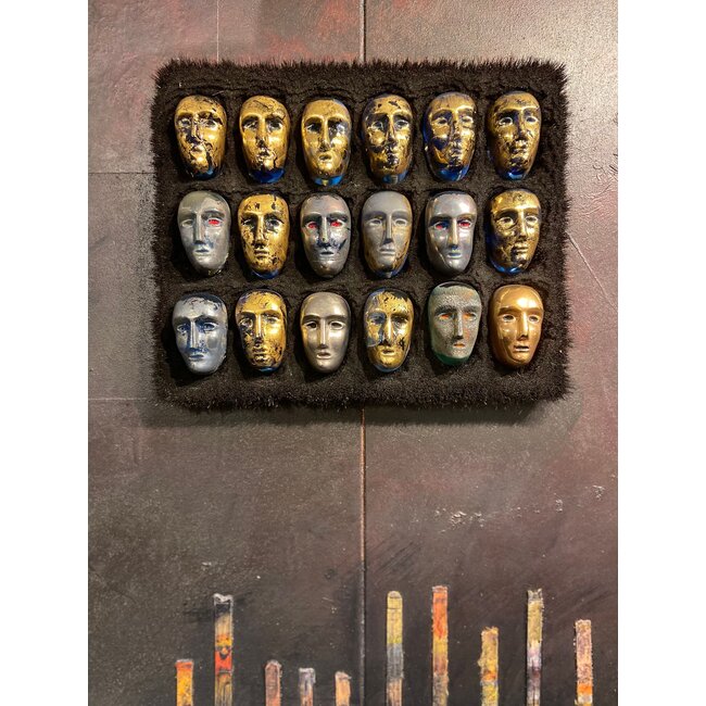 Einzigartiges Wandobjekt „Marker“ von Bertil Vallien