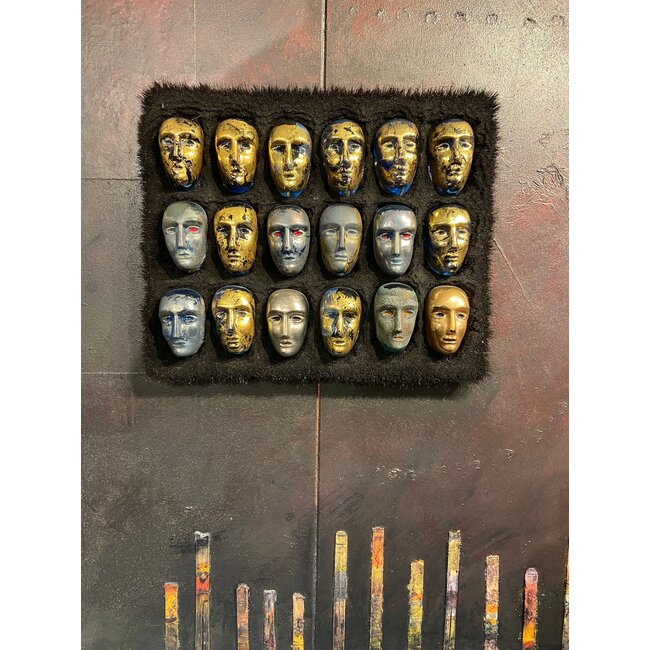 Einzigartiges Wandobjekt „Marker“ von Bertil Vallien