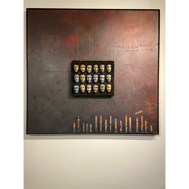 Einzigartiges Wandobjekt „Marker“ von Bertil Vallien