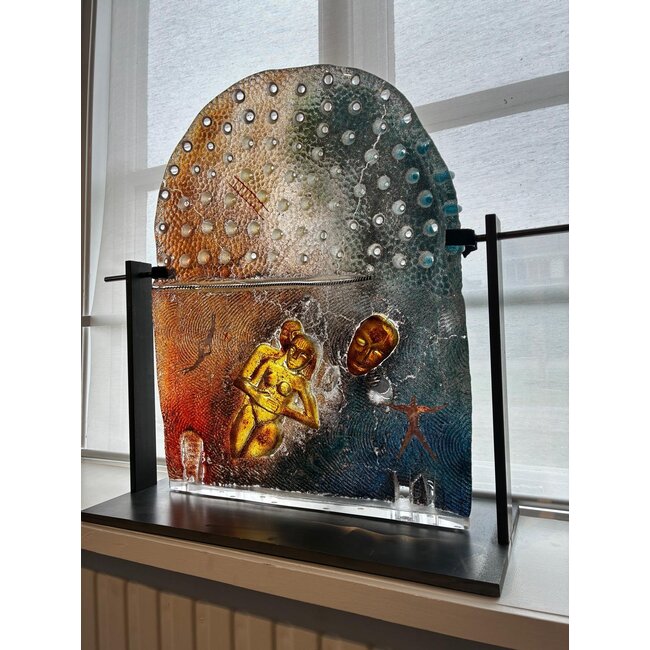 Kosta Boda Bertil  Vallien Unica aus Kristallglas „Song of Songs“