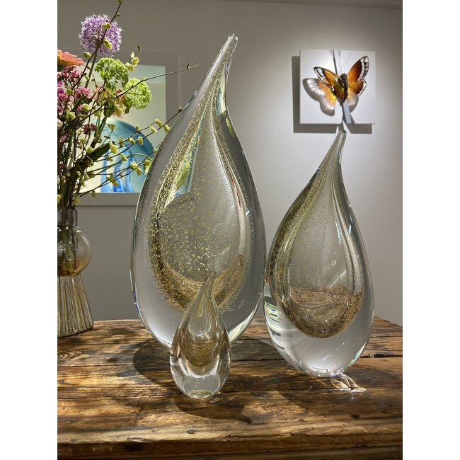 Leerdam glaskunst 'Vreugde Traan'