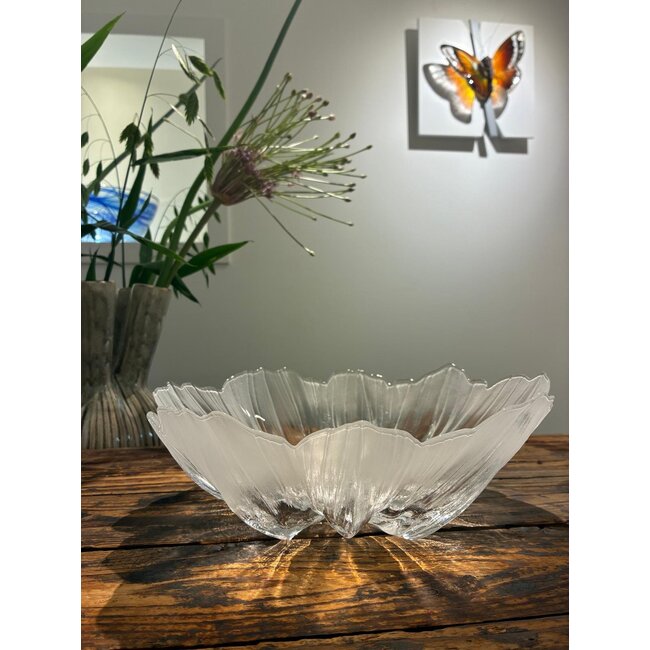 Weiße Schale „Anemone“ Mats Jonasson