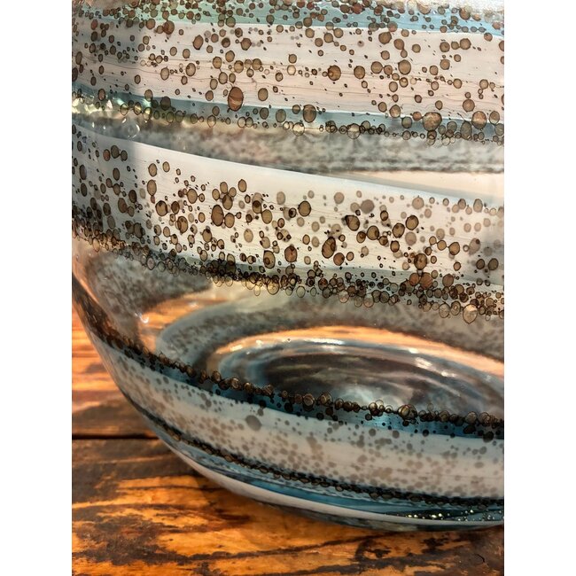 Glasvase „Breath of Silence“ handgefertigte Glaskunst