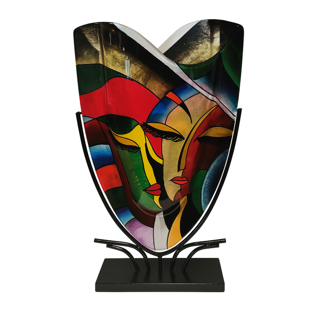 „Farbenfrohe Begegnung“ – Glaskunst voller Emotionen und Ausdruck