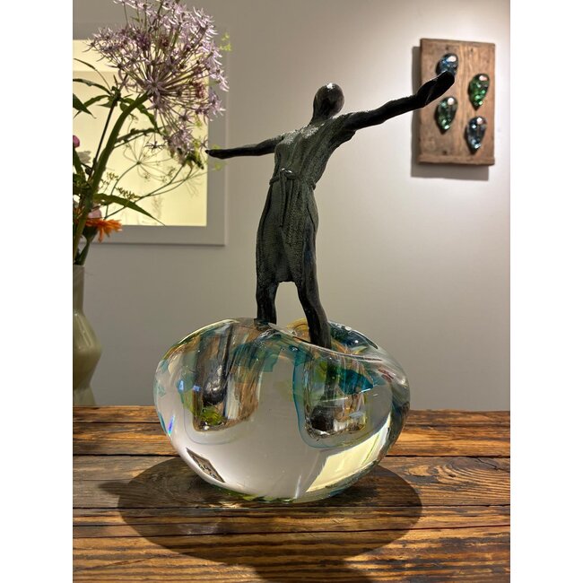 „Balans” – Glaskunst & Bronze