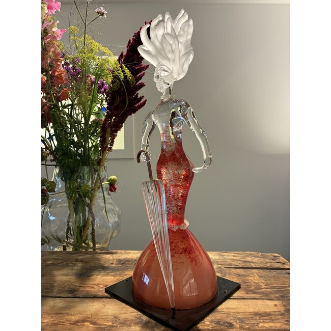 Kjell Engman Kjell Engman – "Dame mit dem Regenschirm" Kosta Boda