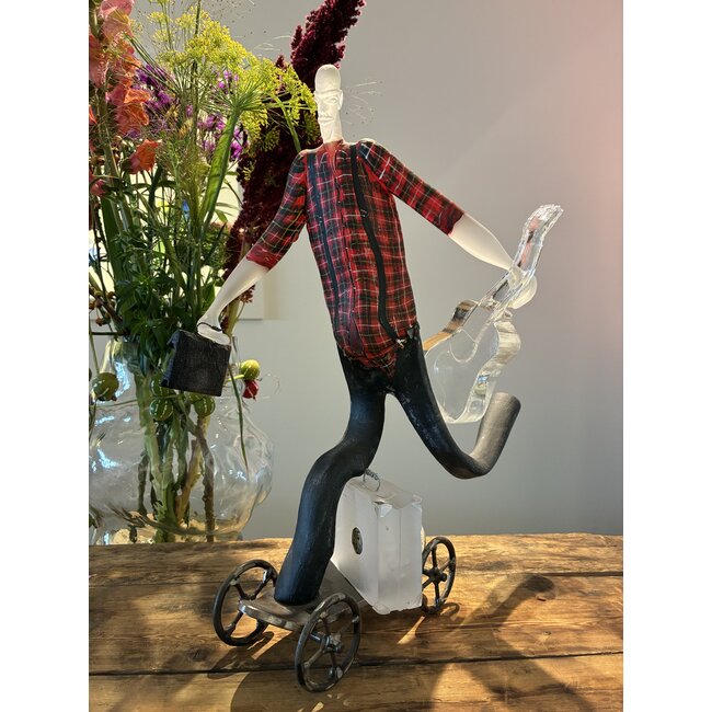 Kjell Engman – „Forever Young” | Einzigartige Skulptur von Kosta Boda – Symbol für Jugendlichkeit und Lebensfreude