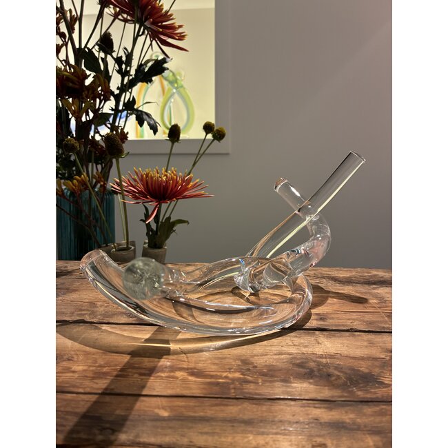 Handgeblazen Glasobject “Verbondenheid” – Symbolisch Kunstwerk van Liefde & Energie