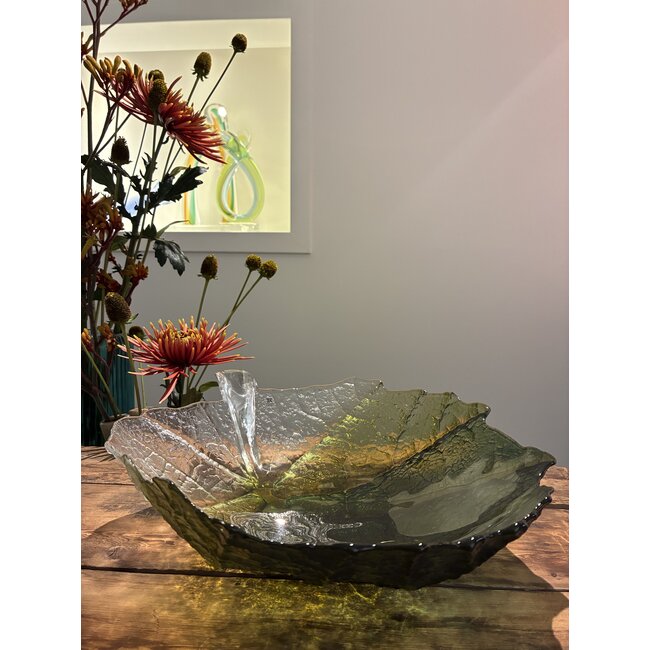 Folia – Handgevormd Glaskunstobject Geïnspireerd op de Elegantie van de Natuur