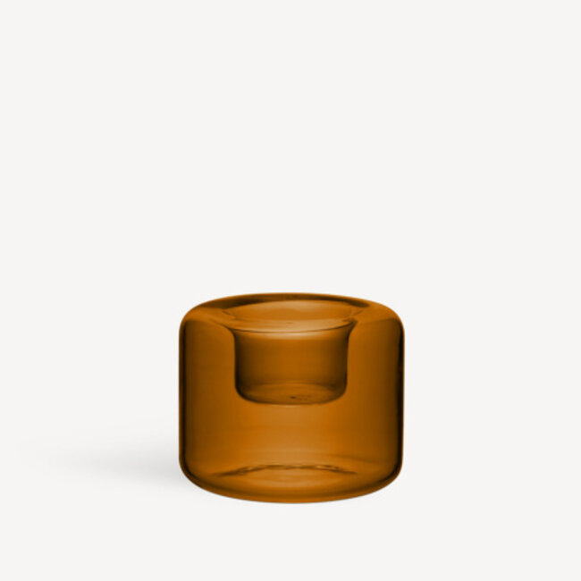 Happy – Designset aus 3 handgefertigten Kristall-Teelichthaltern von Kosta Boda | Harmonisches skandinavisches Lichtspiel