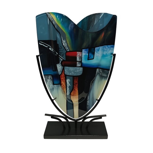 „Stadtansicht“ aus Glas - vase