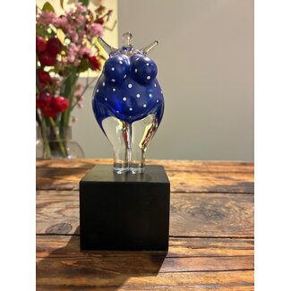 Kjell Engman Kosta Boda „Happy Dip Blau”, limitiert