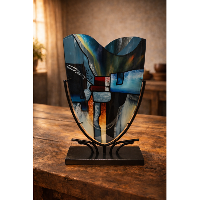 „Stadtansicht“ aus Glas - vase