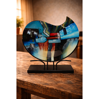 „Stadtansicht“ aus Glas