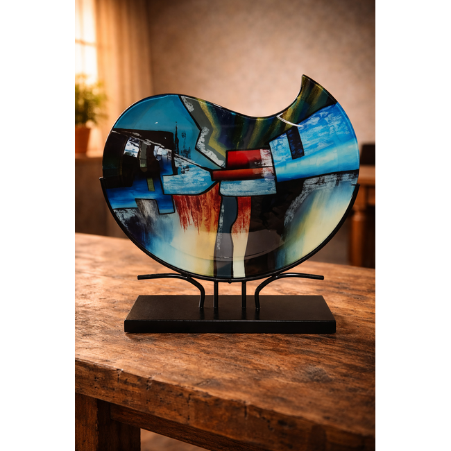 „Stadtansicht“ aus Glas