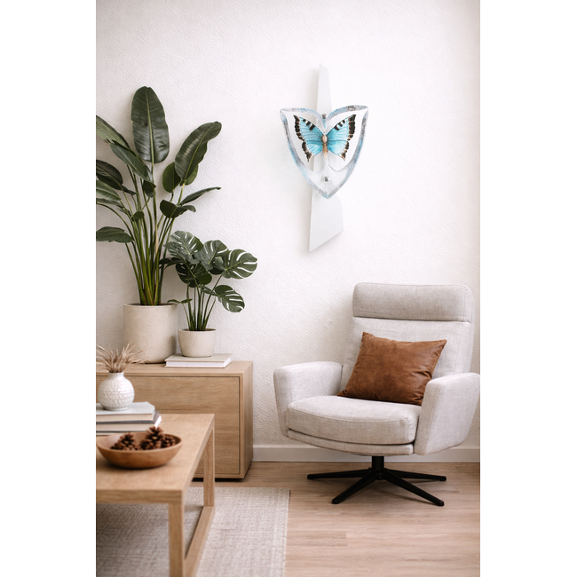 Wanddecoratie – Kristallen Vlinder van Mats Jonasson