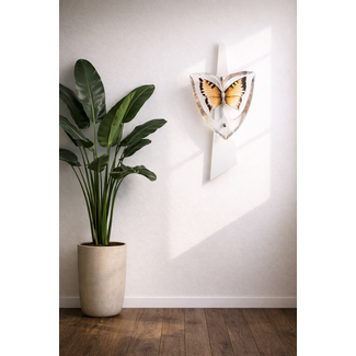 „Flügel aus Licht“ – Kristallschmetterling von Mats Jonasson