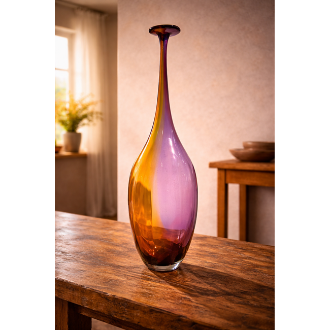 Fidji – Kristallen Fles van Kosta Boda, Ontwerp door Kjell Engman