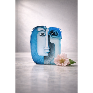 Mats Jonasson (Glaskunstenaar) Mats Jonasson 'Ideo'  blauw