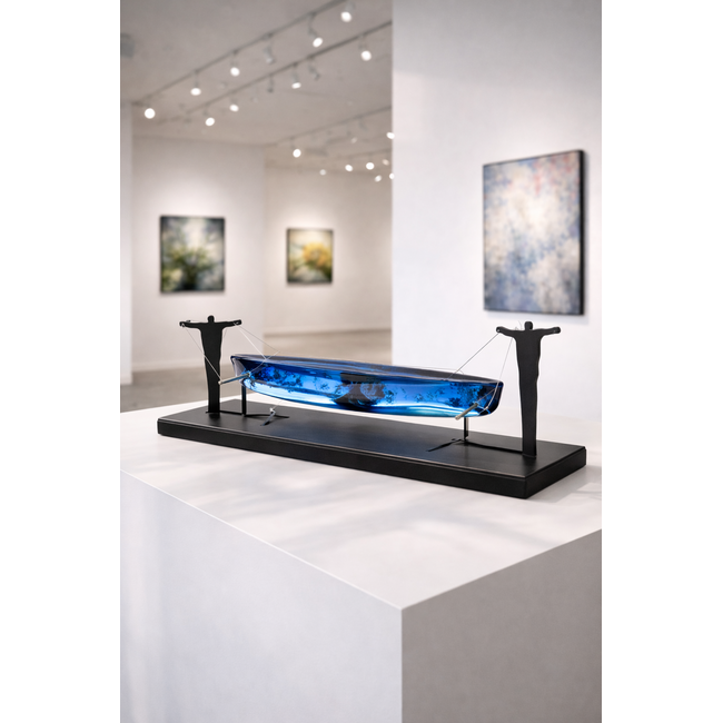 Kosta Boda Bertil Vallien boot  - Gatekeeper