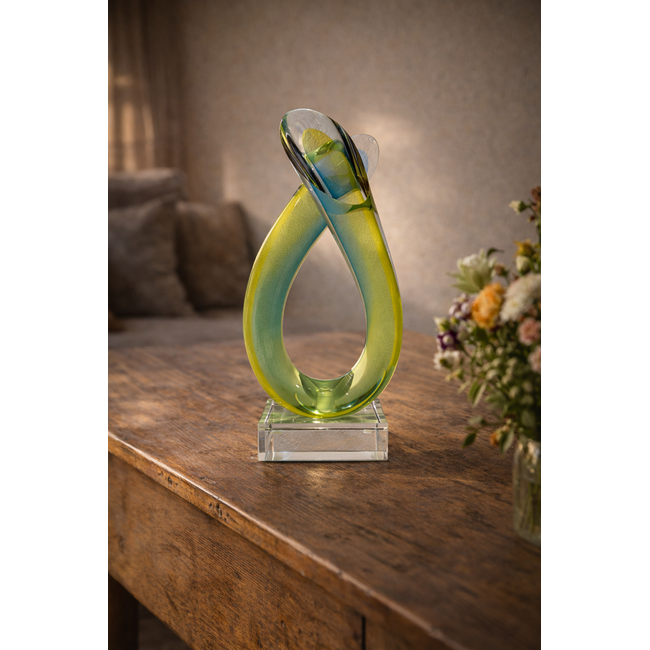 „Tragkraft” – Glasskulptur mit Symbolik