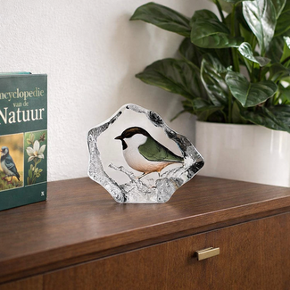 Mats Jonasson (Glaskunstenaar) Mats Jonasson „Schwarzkopfmeise“