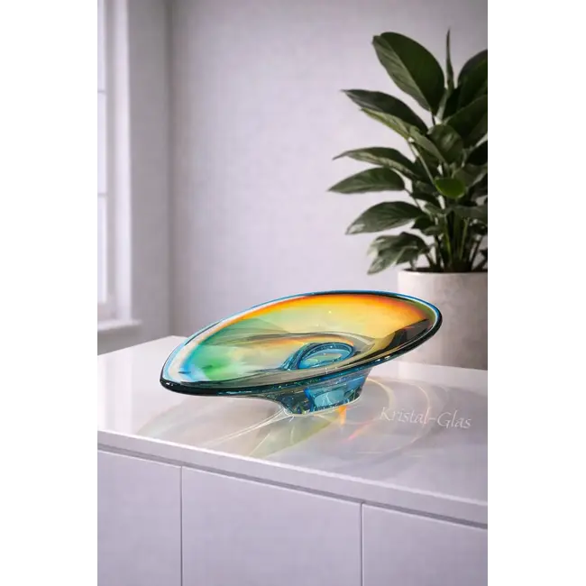 Göran Wärff Kristallschale Mirage – „Regenbogenmagie” von Kosta Boda