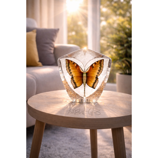 Mats Jonasson (Glaskunstenaar) Orangefarbener Schmetterling Mats Jonasson